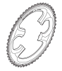 Shimano Kettenblatt DURA-ACE FC-9000 54 Zähne ME 